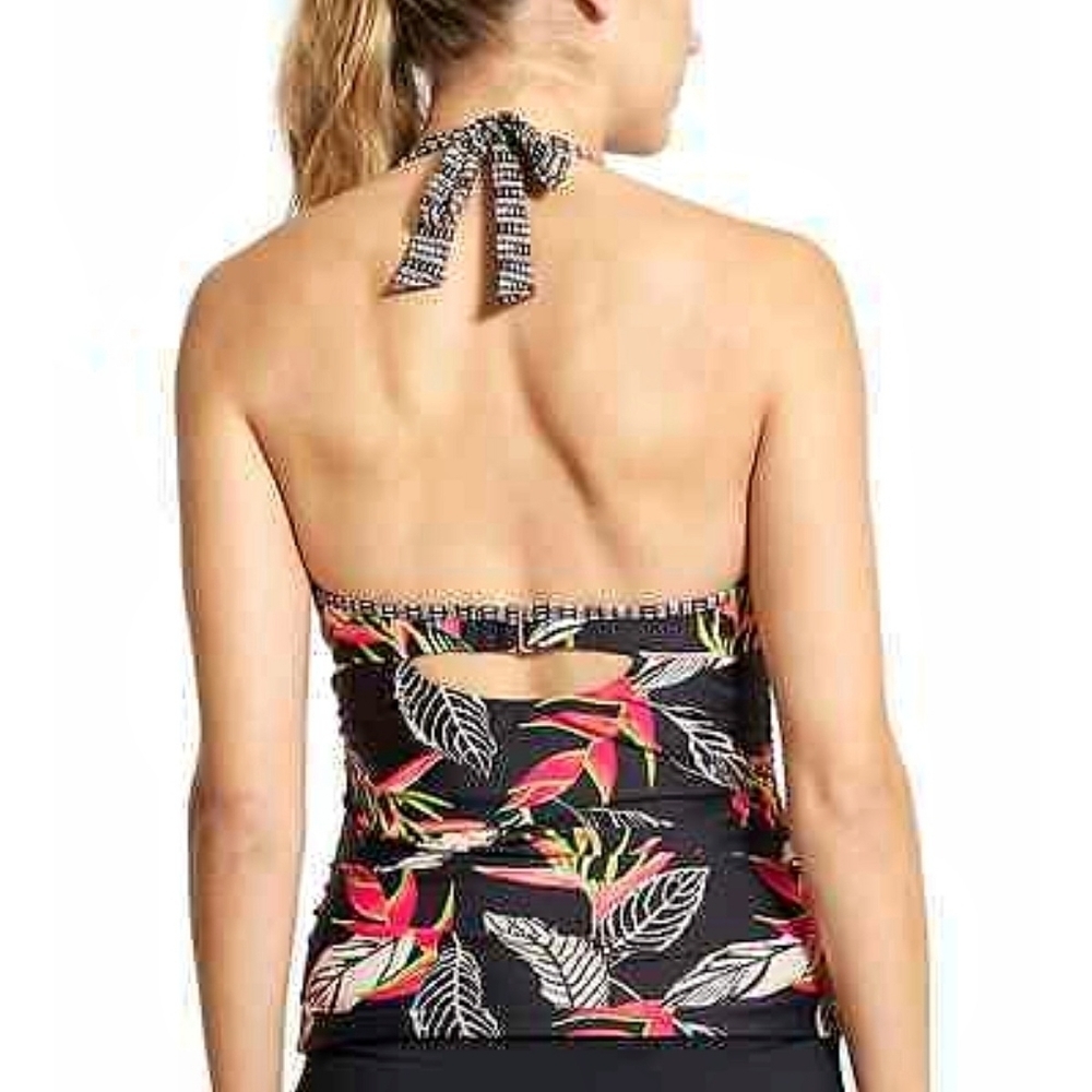 🌸 Athleta | Print Tankini  Swim Halter Top‎ - Picture 2 of 15